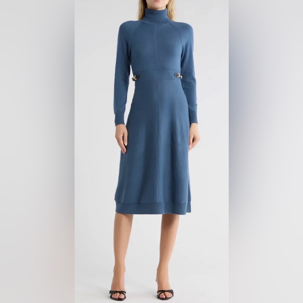 Derek Lam 10 Crosby - Becky Long Sleeve Turtleneck Wool Sweater Dress size S